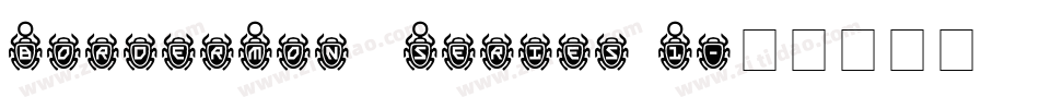 BorderMon  Series 1字体转换